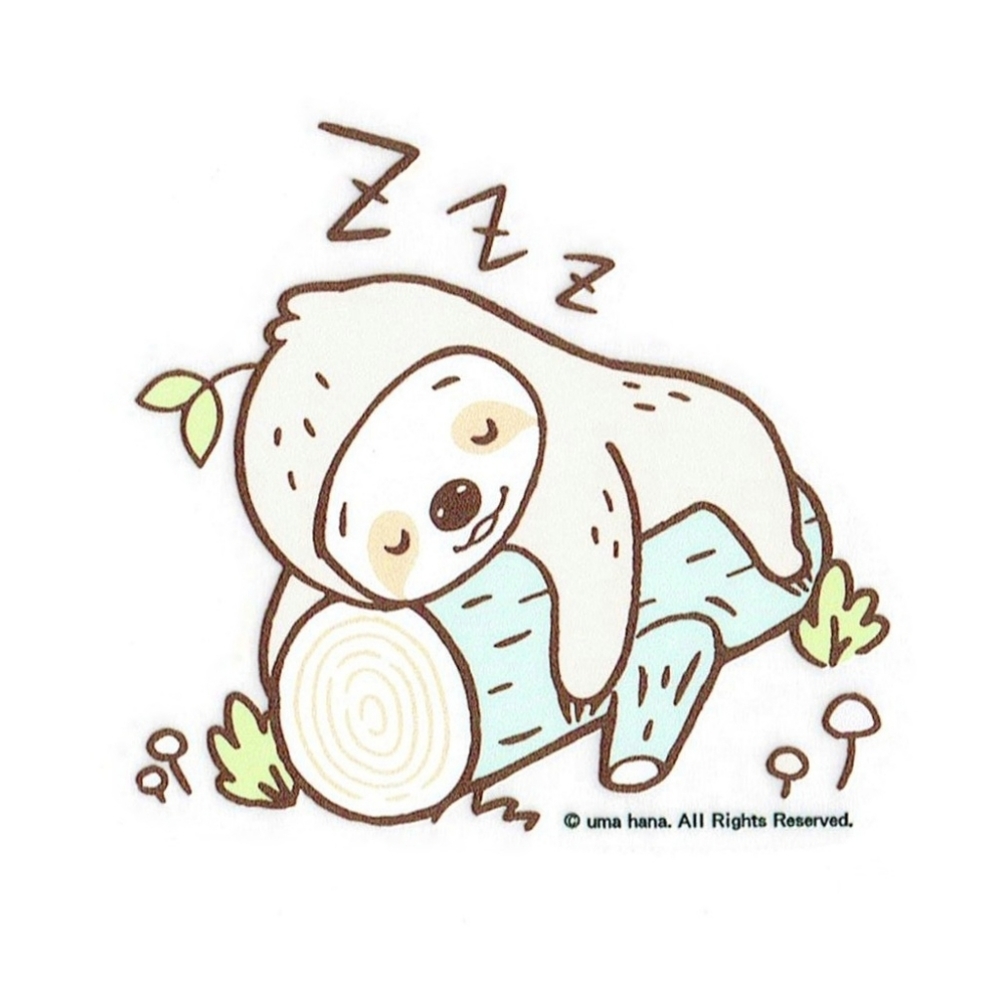 Waterproof Sloth Sticker Decal Die Cut